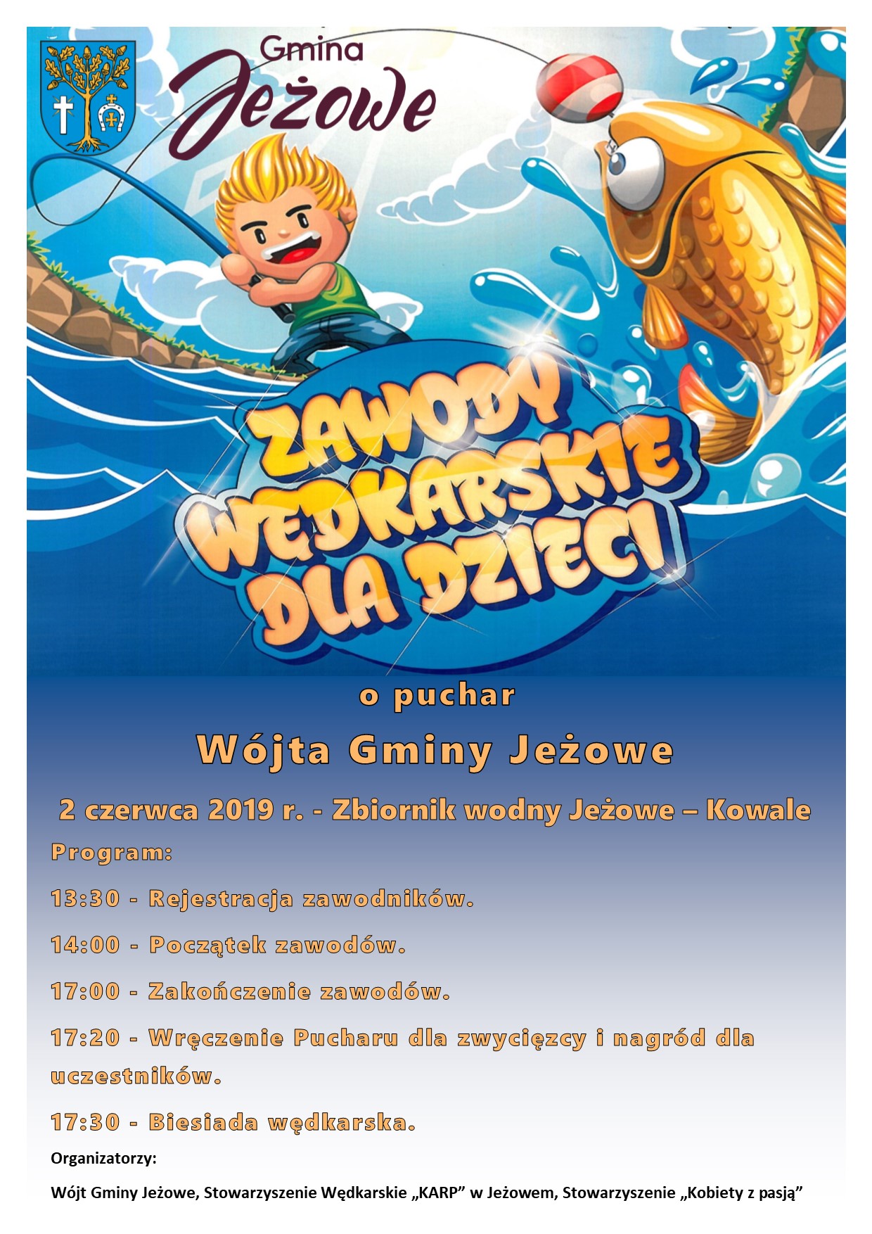Zawody wędkarskie dla dzieci
