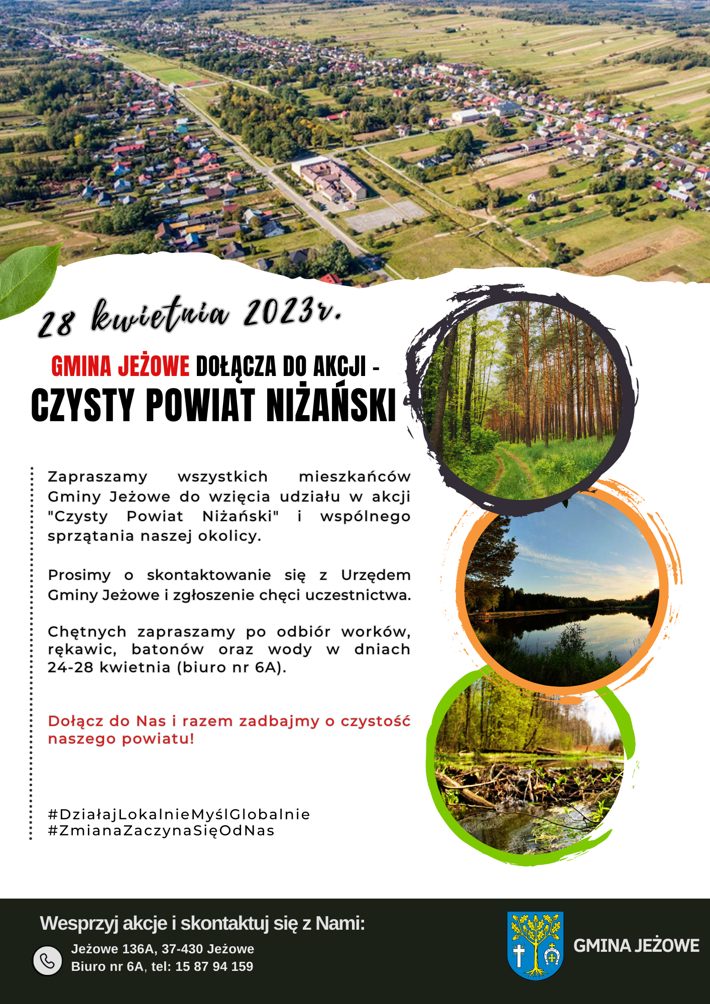 Gmina Jeżowe dołącza do akcji - Czysty Powiat Niżański