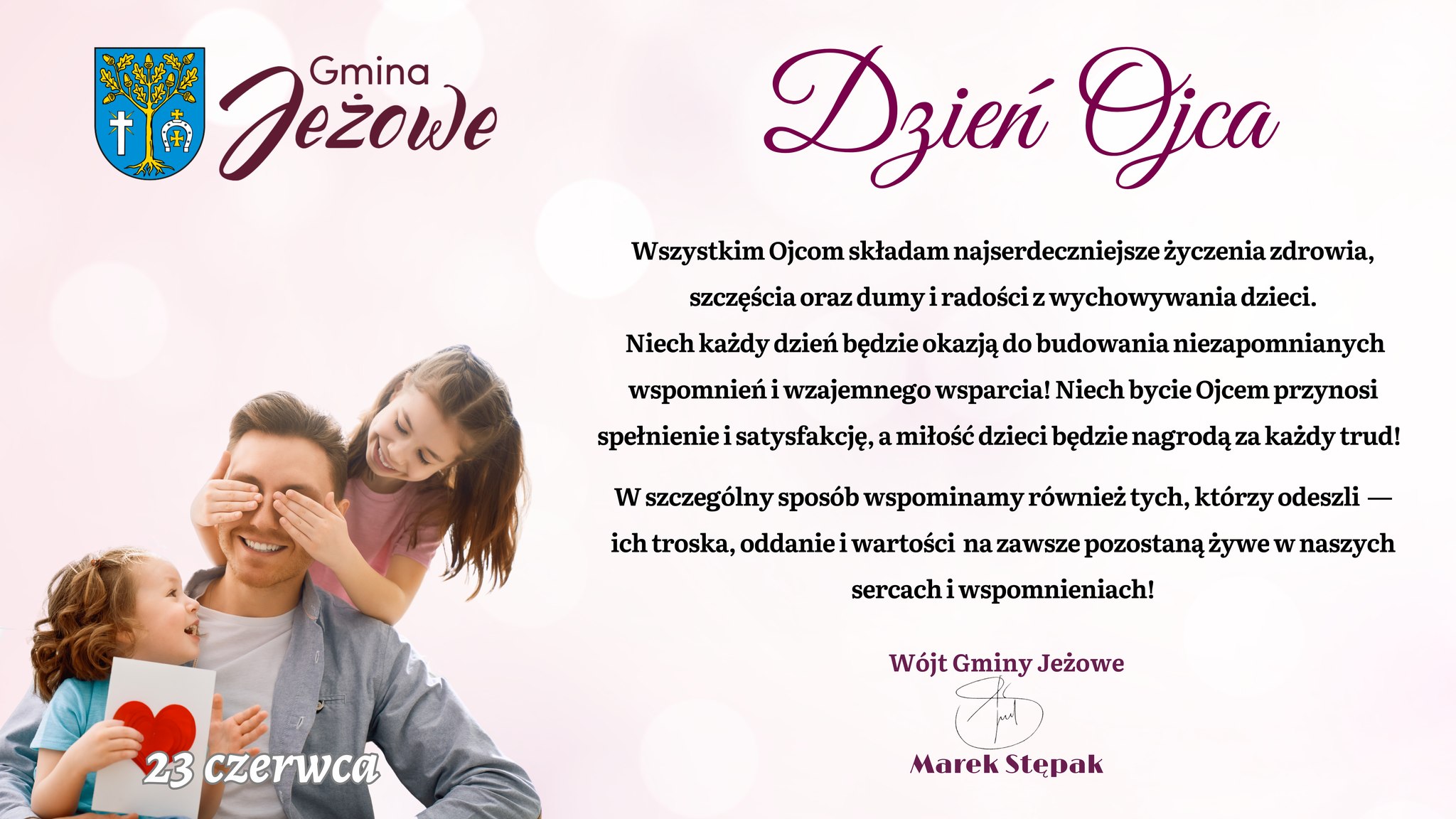 𝟐𝟑 𝐜𝐳𝐞𝐫𝐰𝐜𝐚 – Dzień Ojca ‼