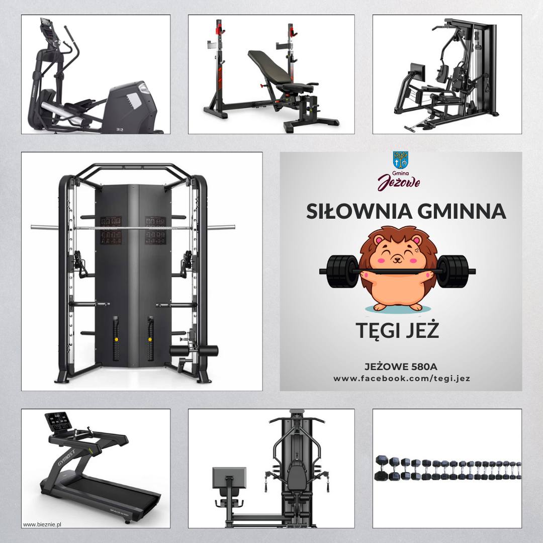 Zapraszamy na otwarcie Siłowni Gminnej "Tęgi Jeż"