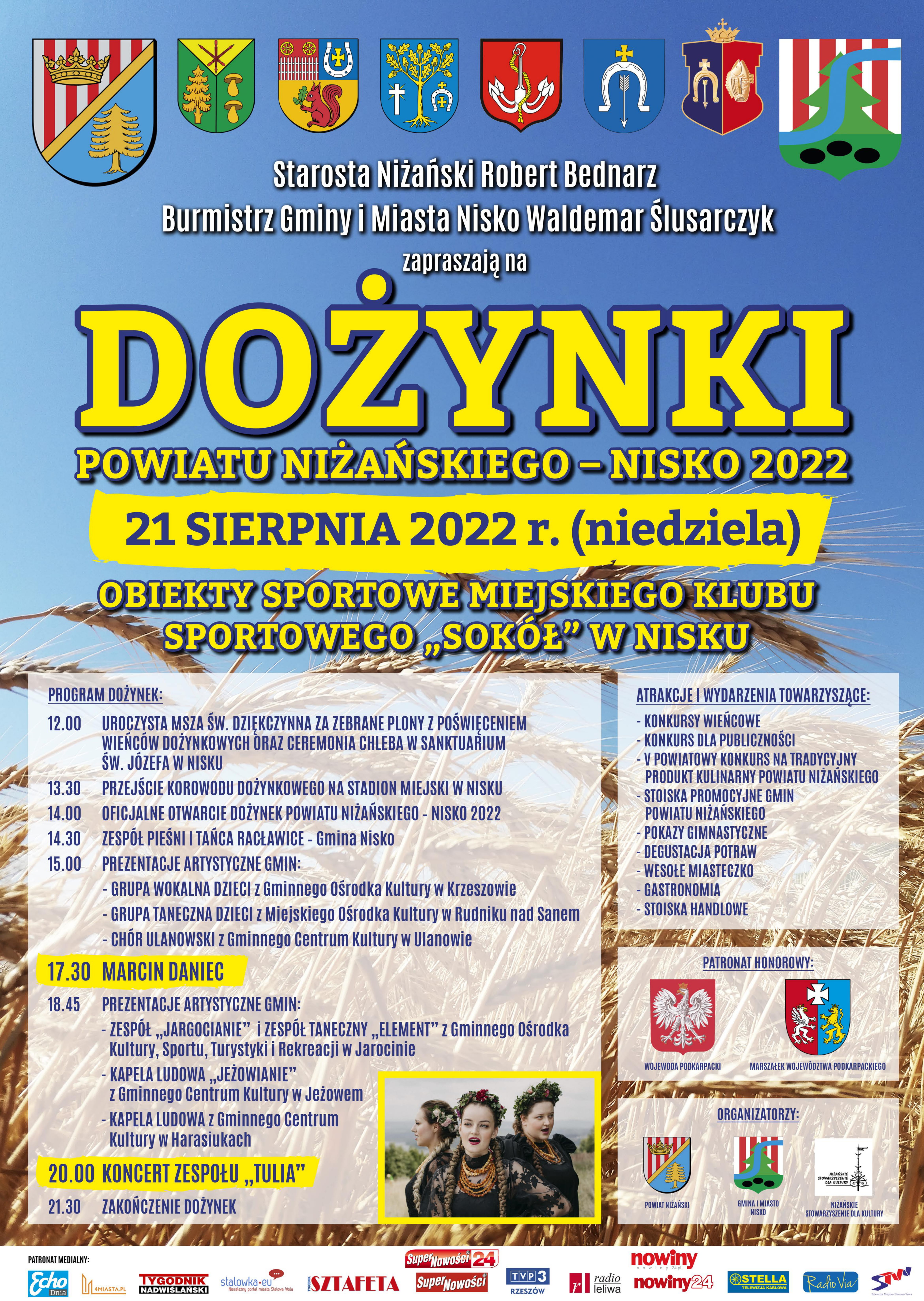 Dożynki Powiatu Niżańskiego – NISKO 2022