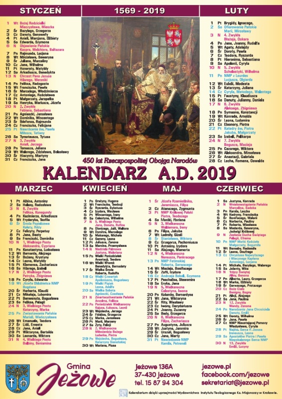 Kalenadrze 2019 i karty świąteczne dla mieszkańców