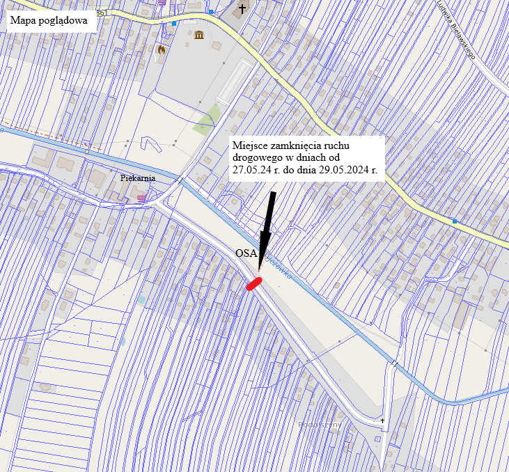 Utrudnienia w ruchu w związku z budową kanalizacji sanitarnej