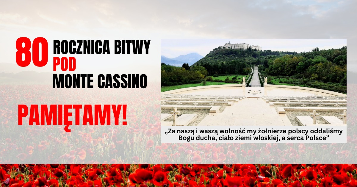 80. rocznica bitwy pod Monte Cassino 