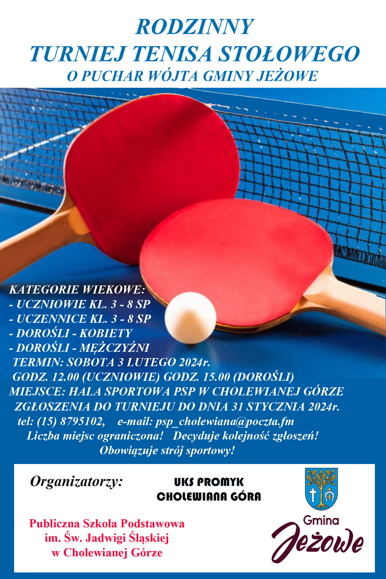 Rodzinny Turniej Tenisa Stołowego