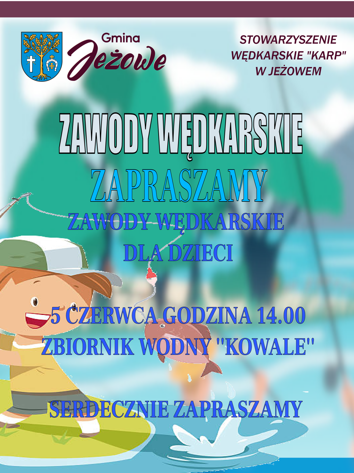 Zawody wędkarskie dla dzieci