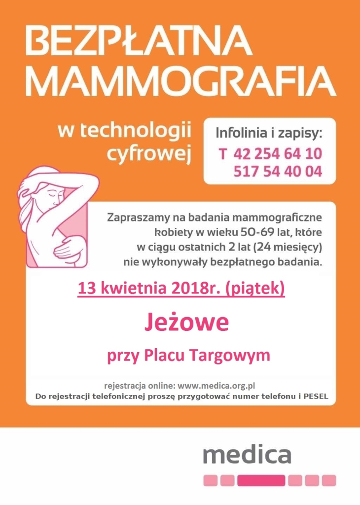 Bezpłatna mammografia 