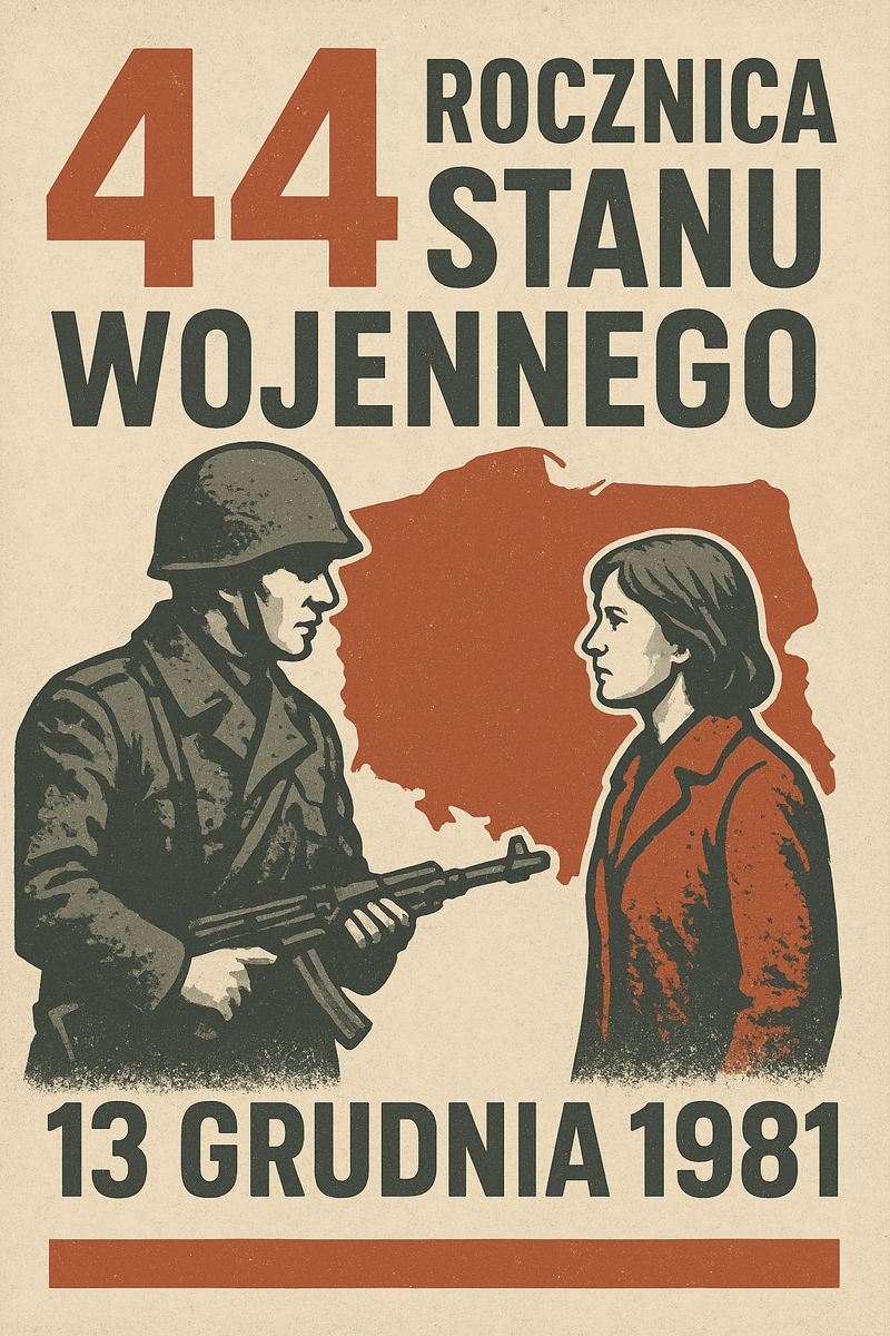 13 grudnia – 44. rocznica wprowadzenia stanu wojennego w Polsce