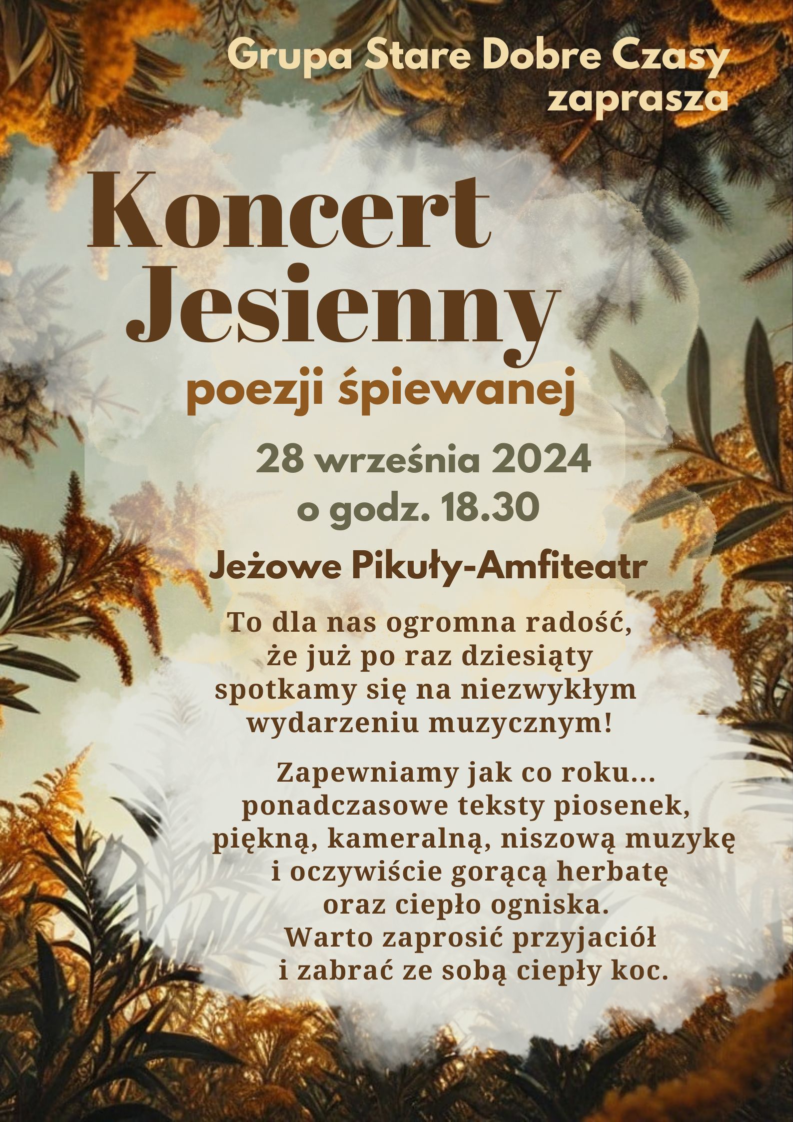 Koncert Jesienny Poezji Śpiewanej!