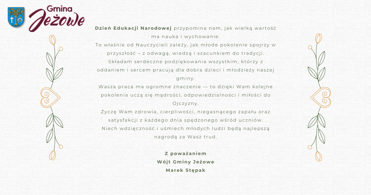 Dzień Edukacji Narodowej