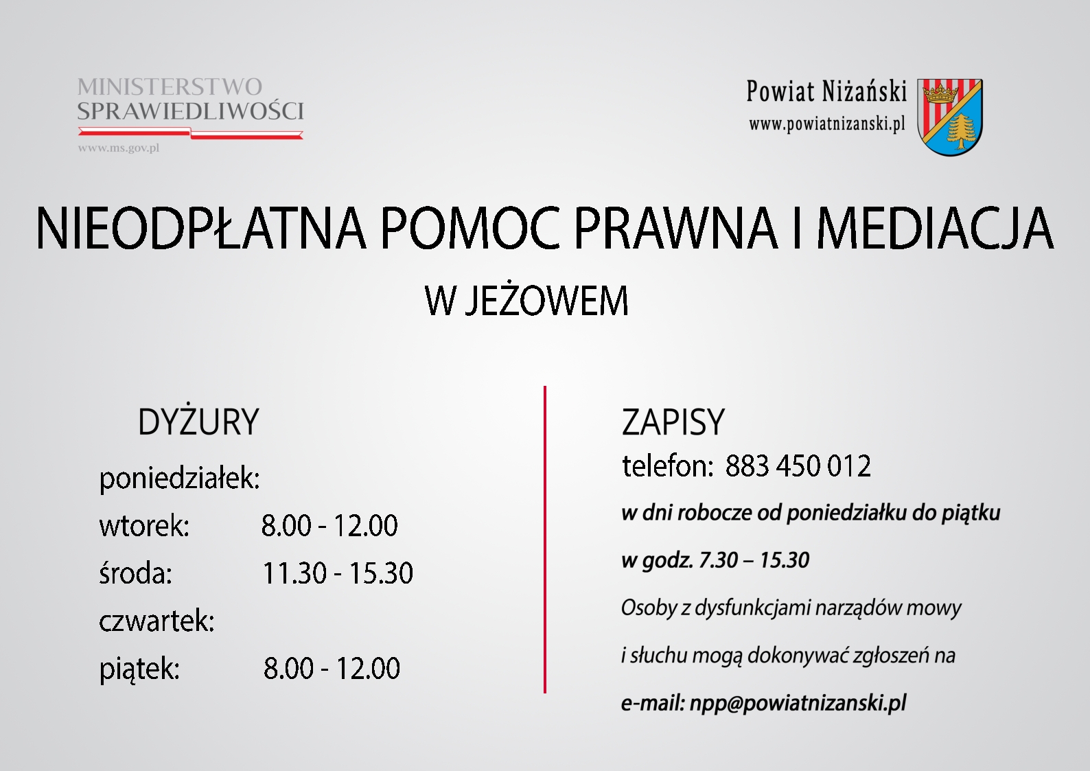 Punkt pomocy prawnej - 2021