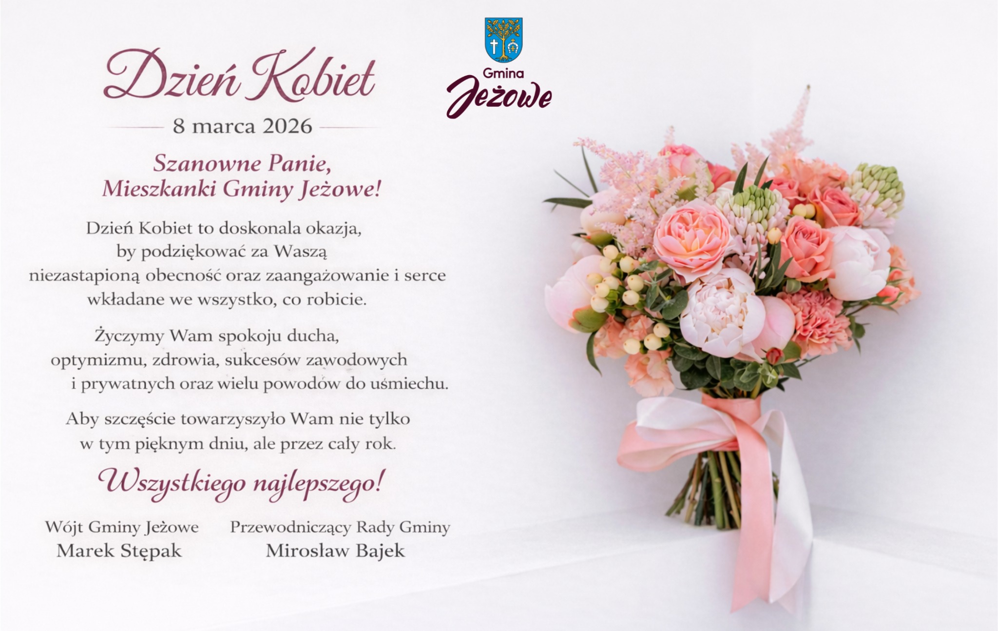   Życzenia z okazji Dnia Kobiet