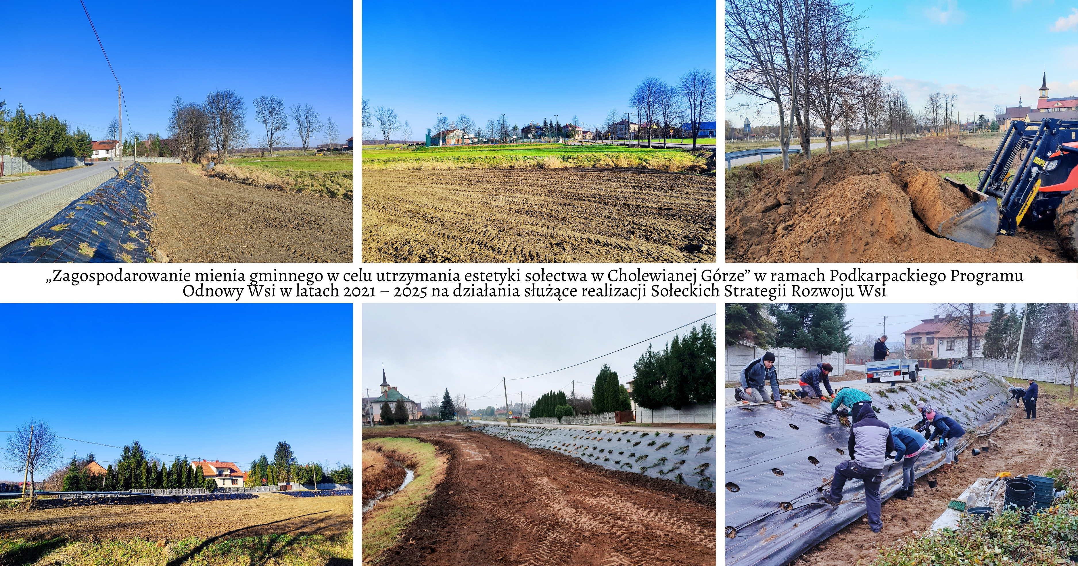 Zagospodarowanie mienia gminnego w celu utrzymania estetyki sołectwa w Cholewianej Górze