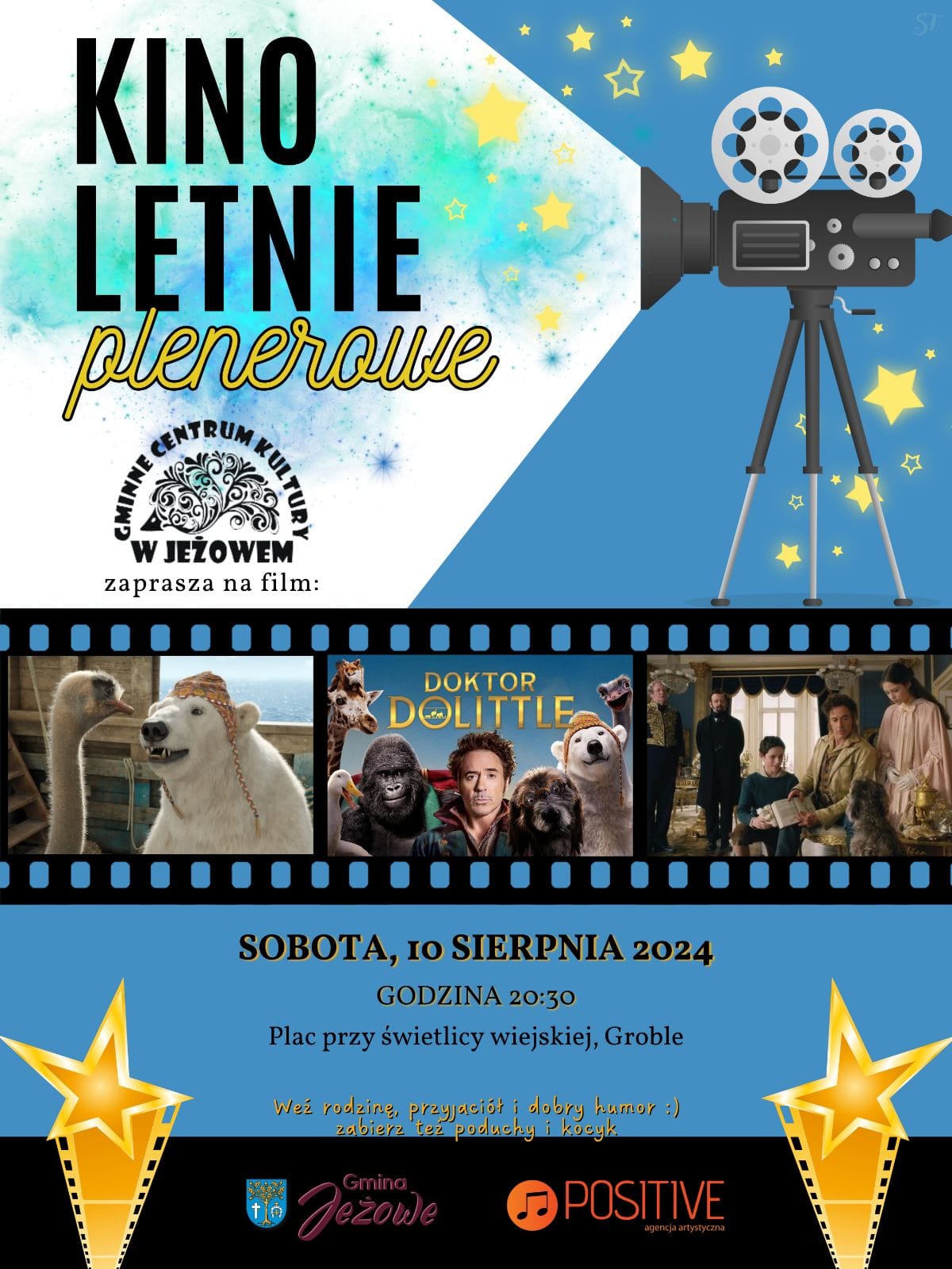 Kino letnie w Groblach